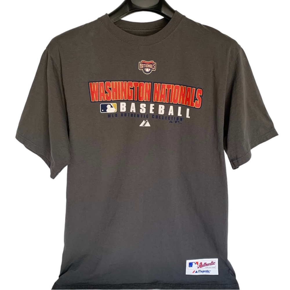Majestic MLB Washington Nationals Nats Unisex Tee Shirt